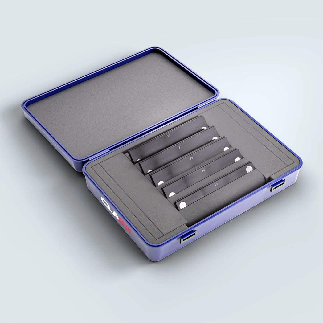 Claxx magnetische Parallelunterlagen Satz 125 mm