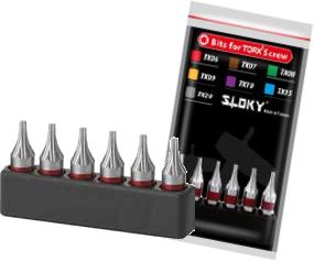 Sloky TORX Bits 25 mm (6 Stck.)