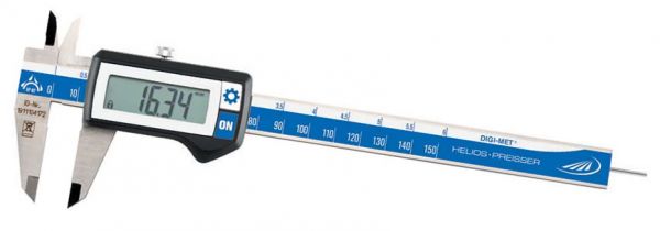 Helios-Preisser Taschenmessschieber DIGI-MET 150 mm IP67