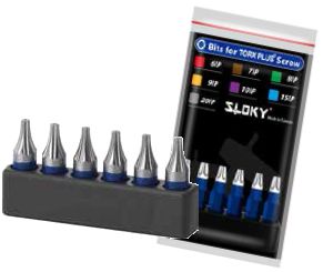 Sloky TORX Plus Bits 25 mm (6 Stck.)