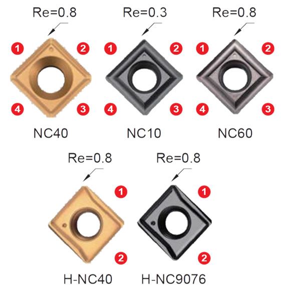 Nine9 Wendeschneidplatten N9MT11T3CT